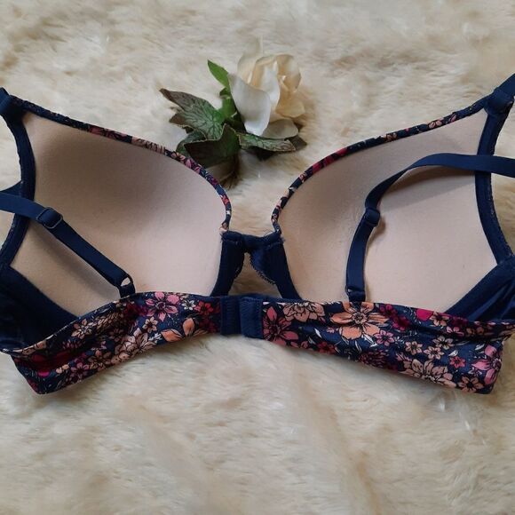 2/$20 MAIDENFORM Floral Bra 34B - Picture 4 of 5